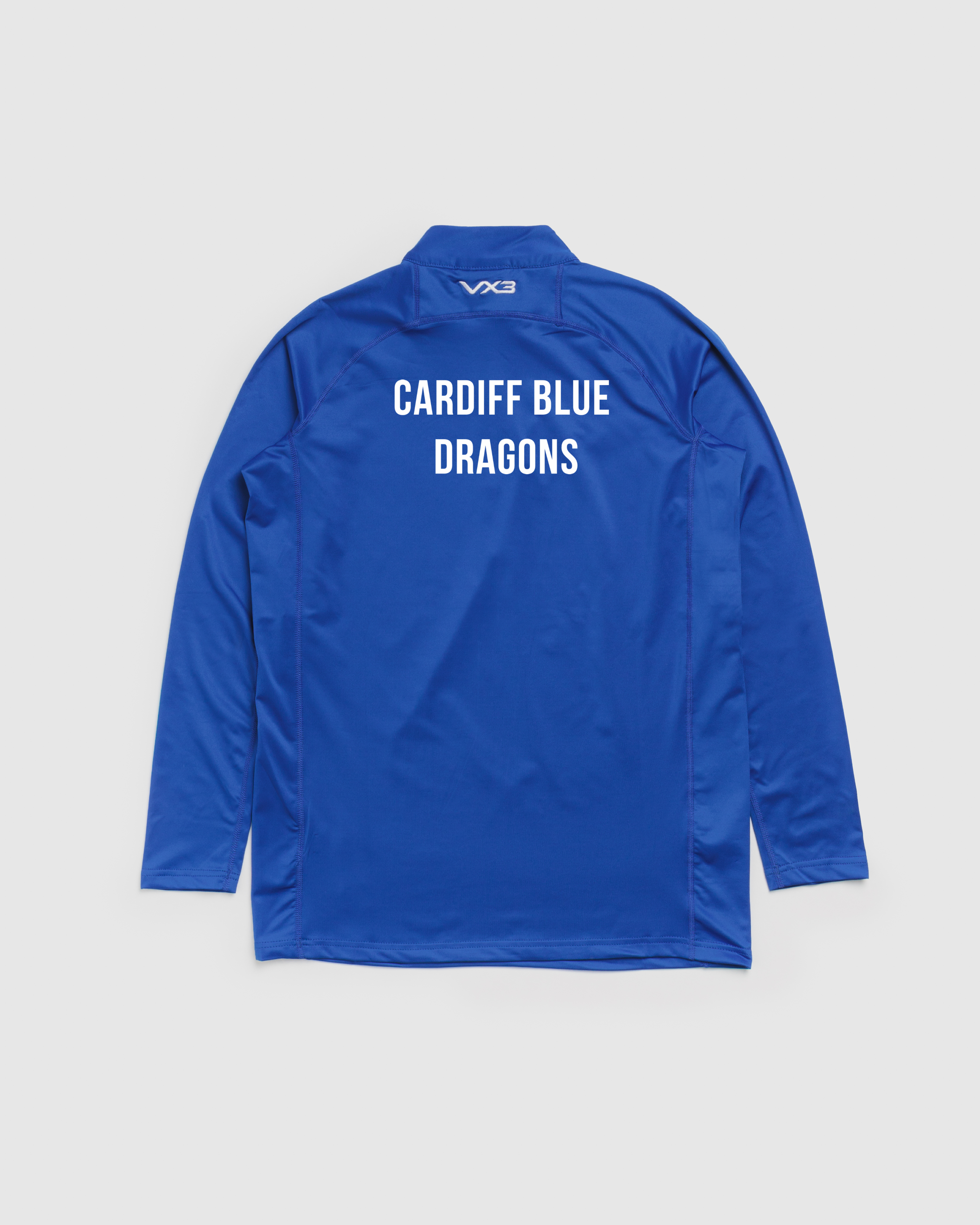 Cardiff Blue Dragons RL Primus Quarter Zip Royal