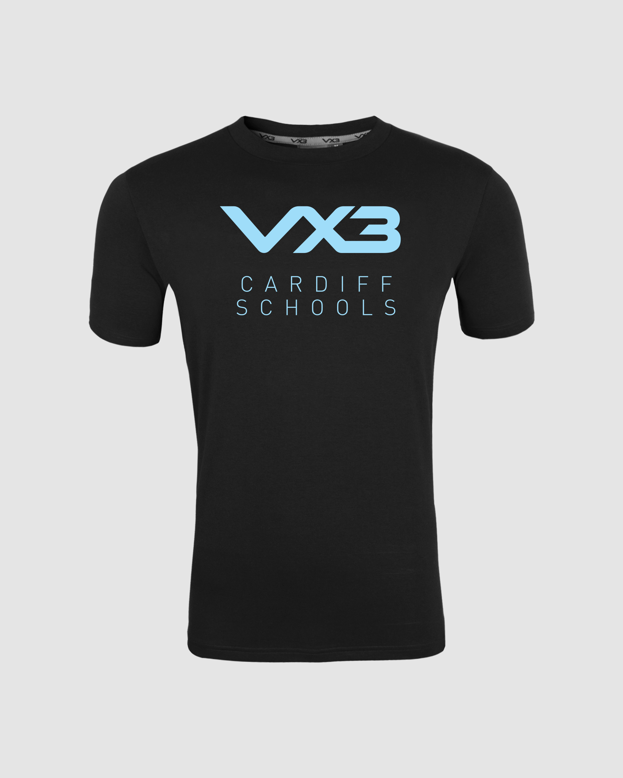 Cardiff Schools Rugby Black Invicta Tee