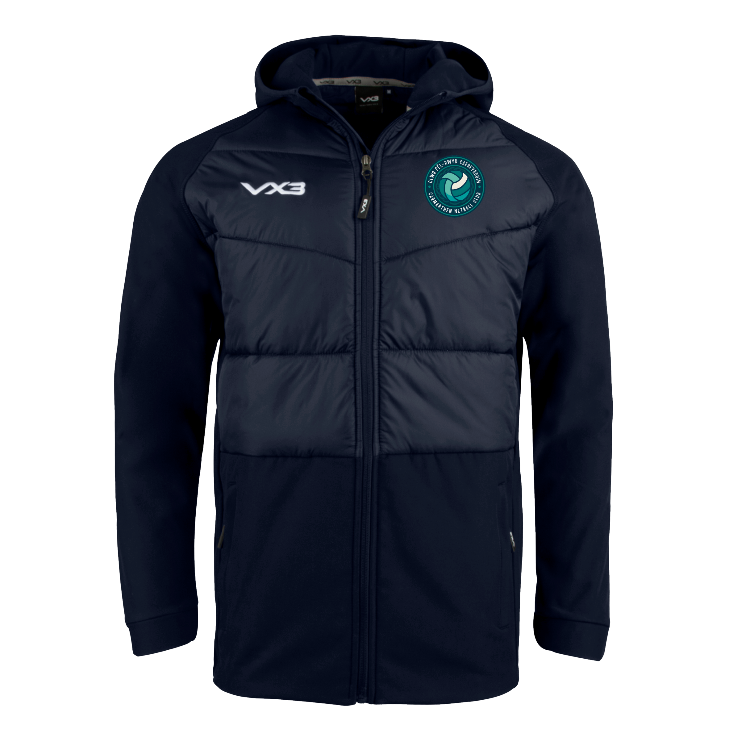 Carmarthen Netball Club Tempest Hybrid Jacket