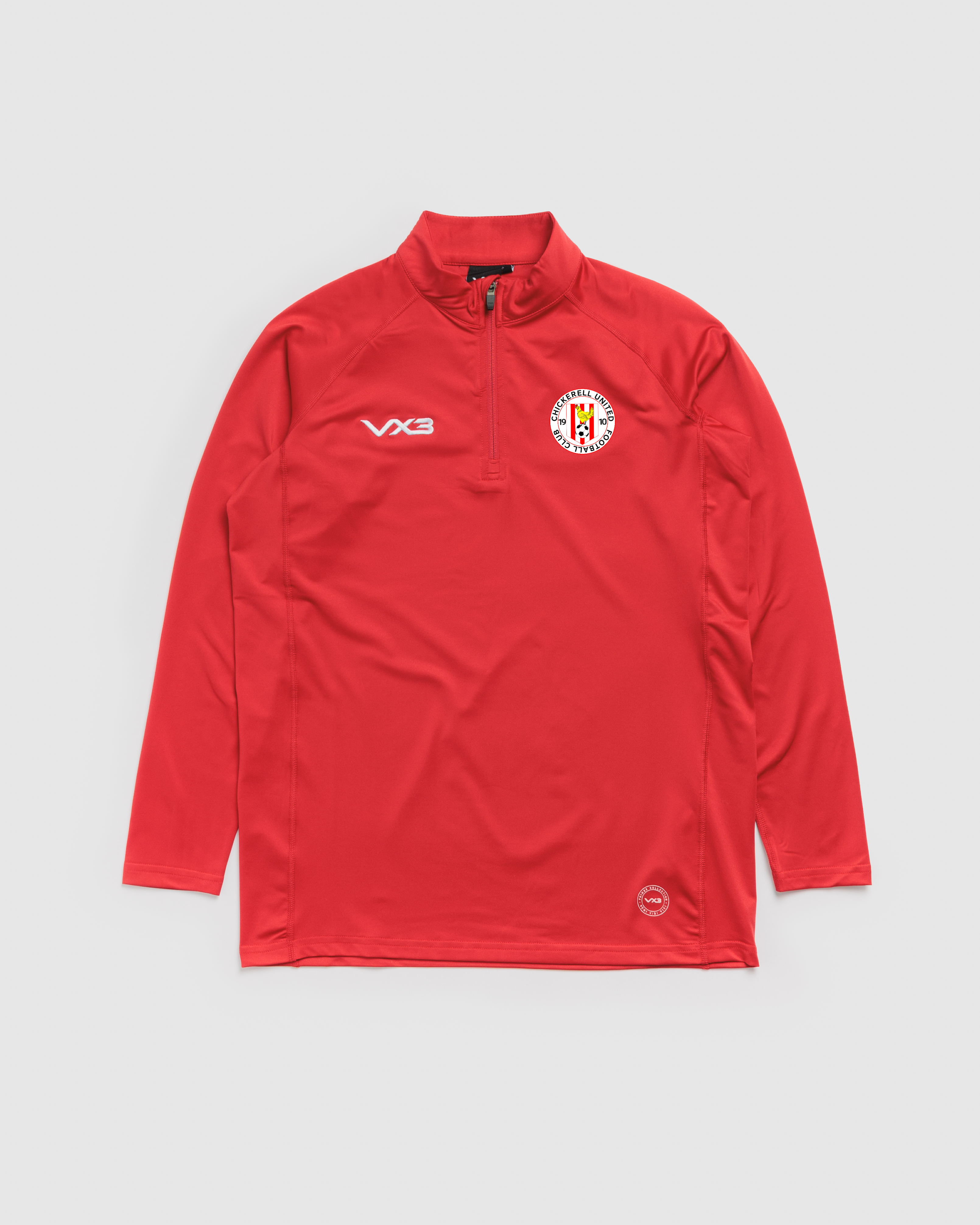 Chickerell United FC Primus Quarter Zip Red