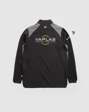 Clayton West Cricket Vertex Youth Quarter Zip -Black/Grey/White
