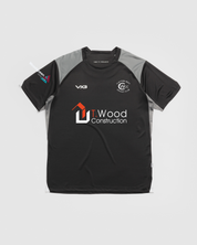 Clayton West Cricket Vertex Youth Tee -Black/Grey/White