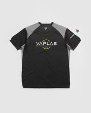 Clayton West Cricket Vertex Youth Tee -Black/Grey/White