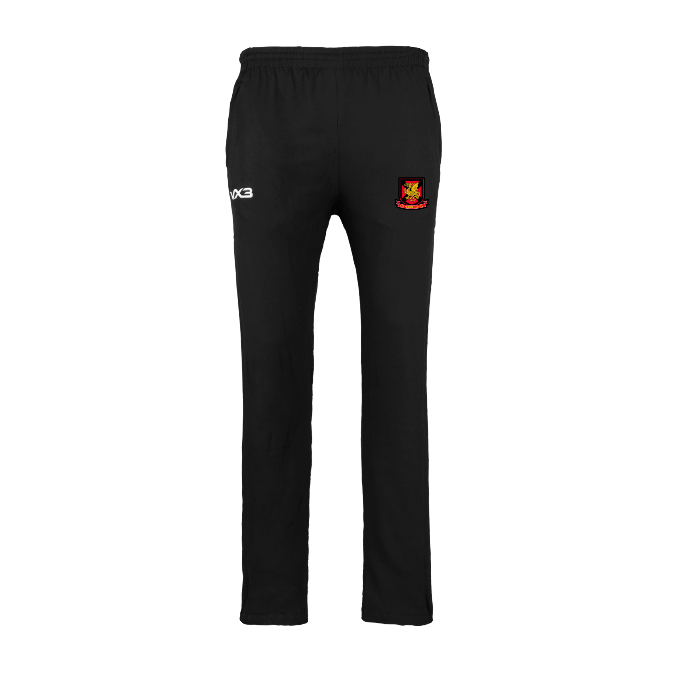 Clevedon United Juniors Braca Trackpant Black Youth