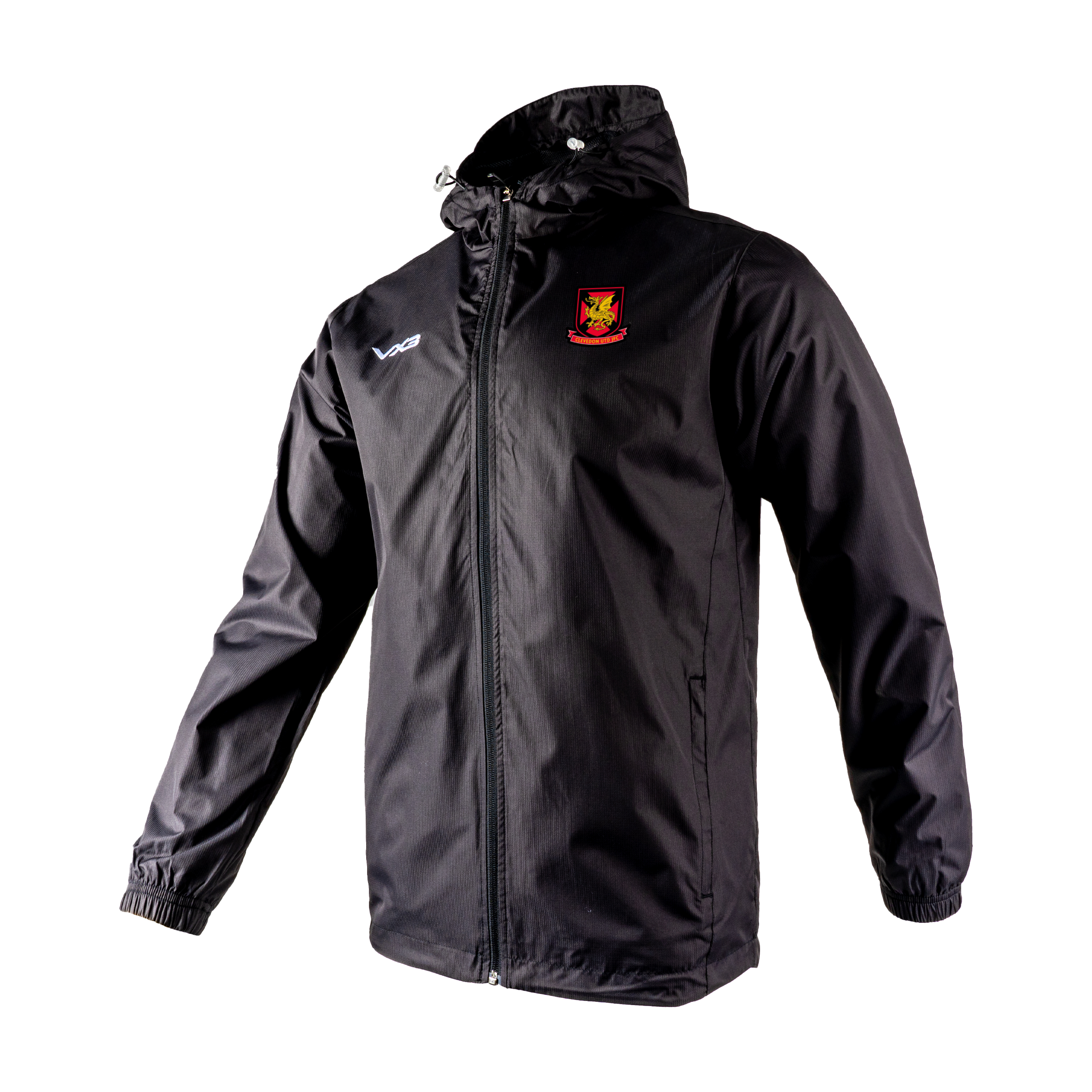 Clevedon United Juniors Primus Youth Rain Jacket Black