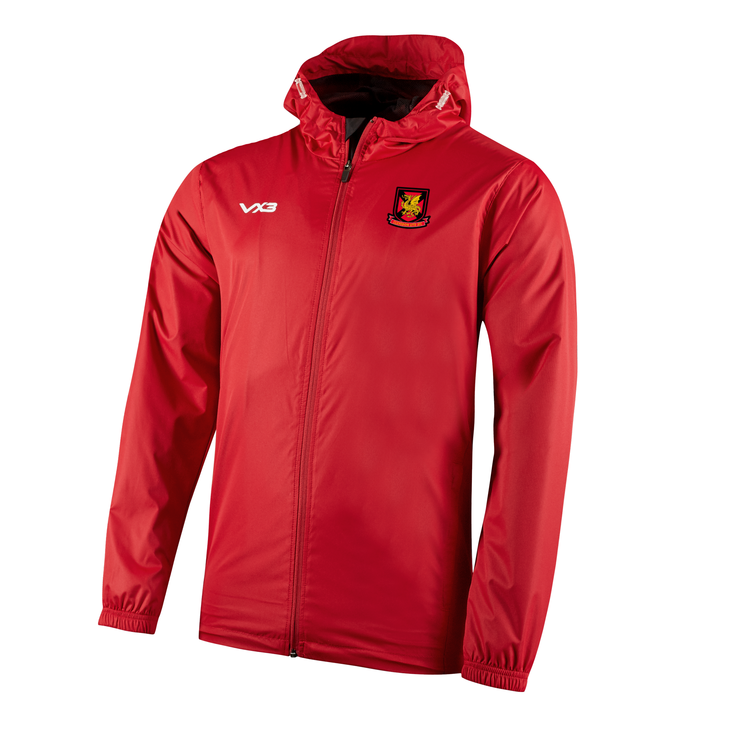 Clevedon United Juniors Primus Rain Jacket Red