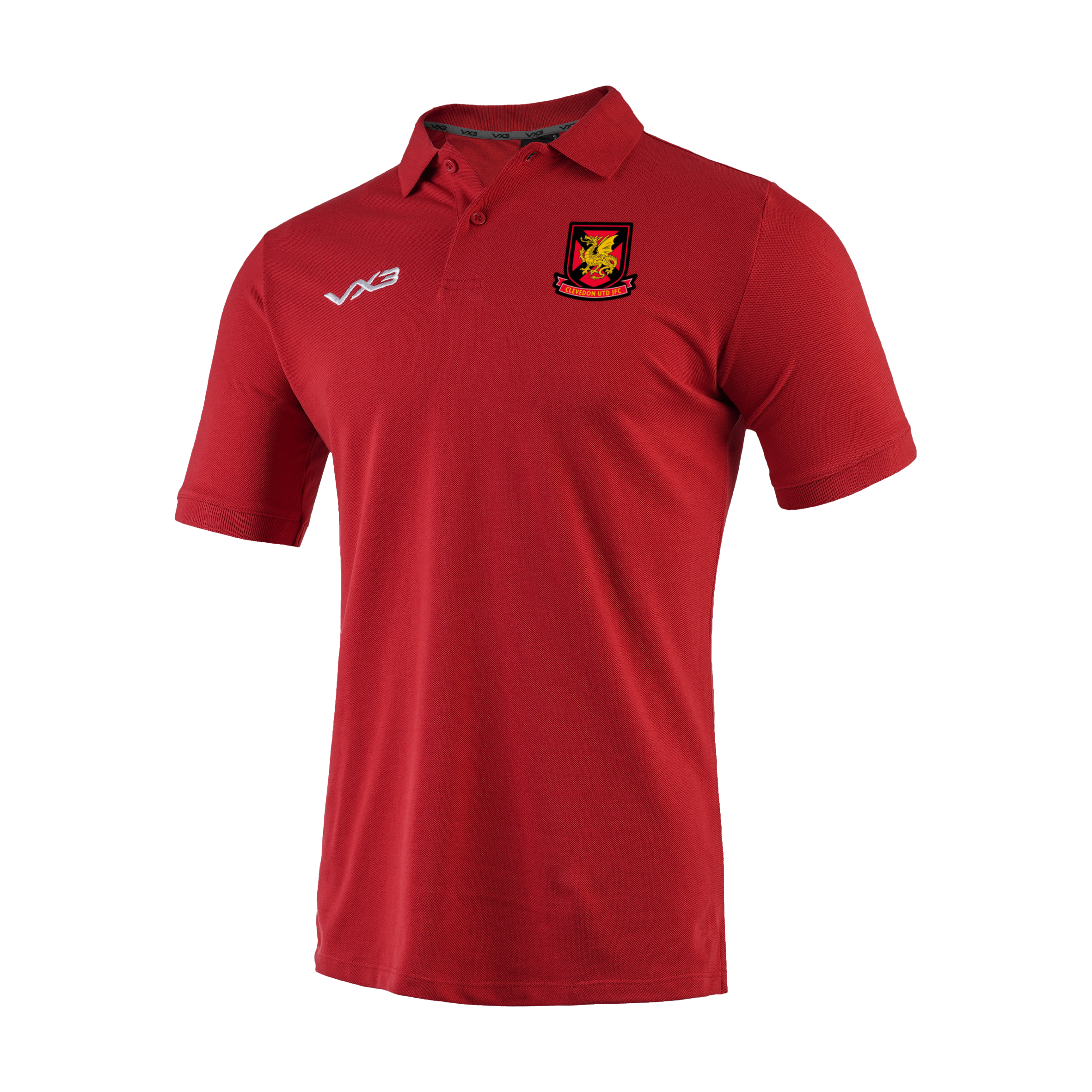 Clevedon United Juniors Primus Polo Shirt Red