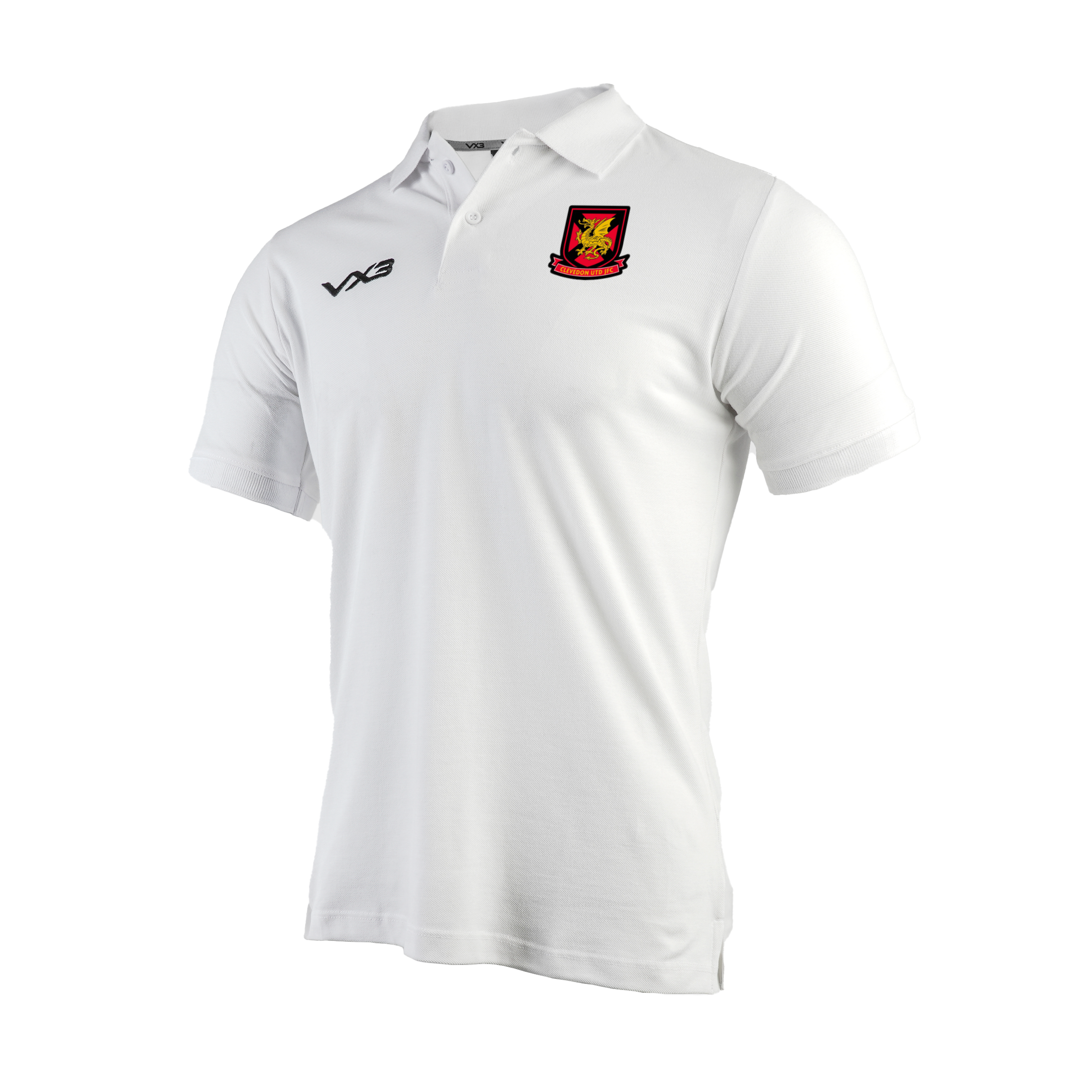 Clevedon United Juniors Primus Polo Shirt White