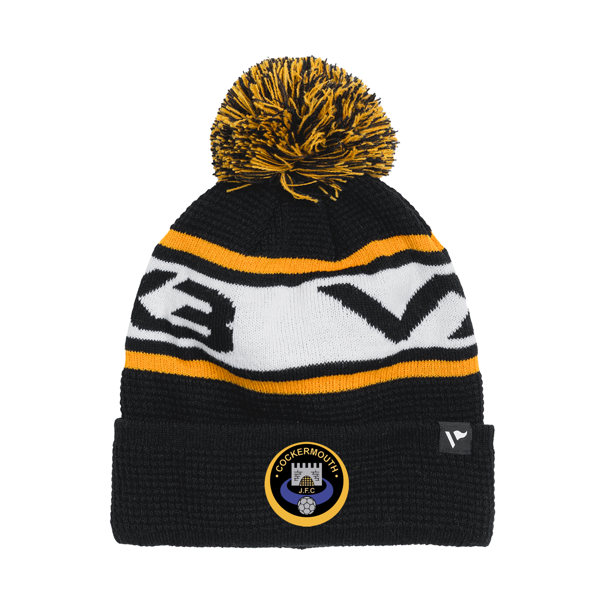 Cockermouth JFC Waffle Knit Bobble Hat -