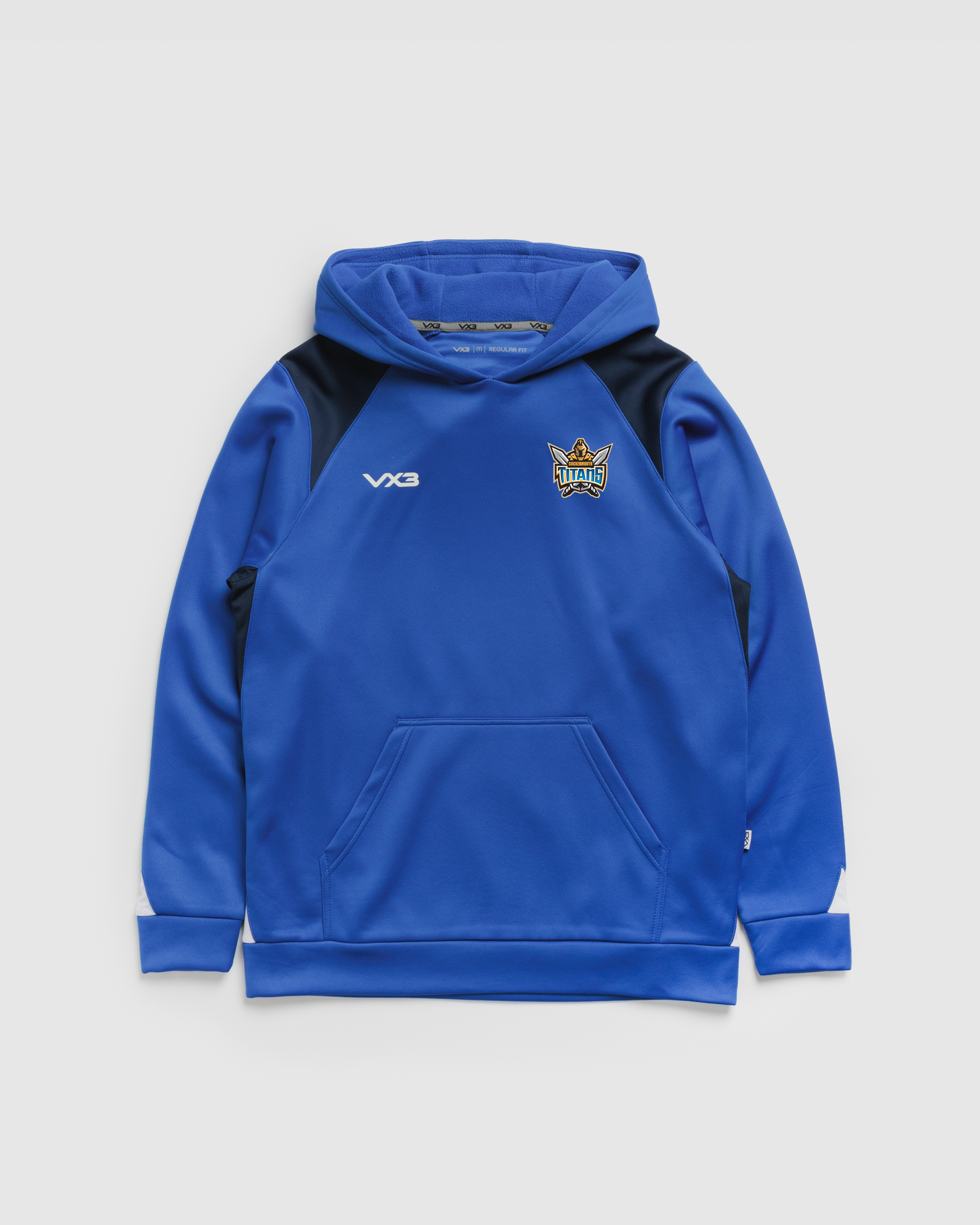 Cockermouth Titans Vertex Youth Hoodie -Royal/Navy/White