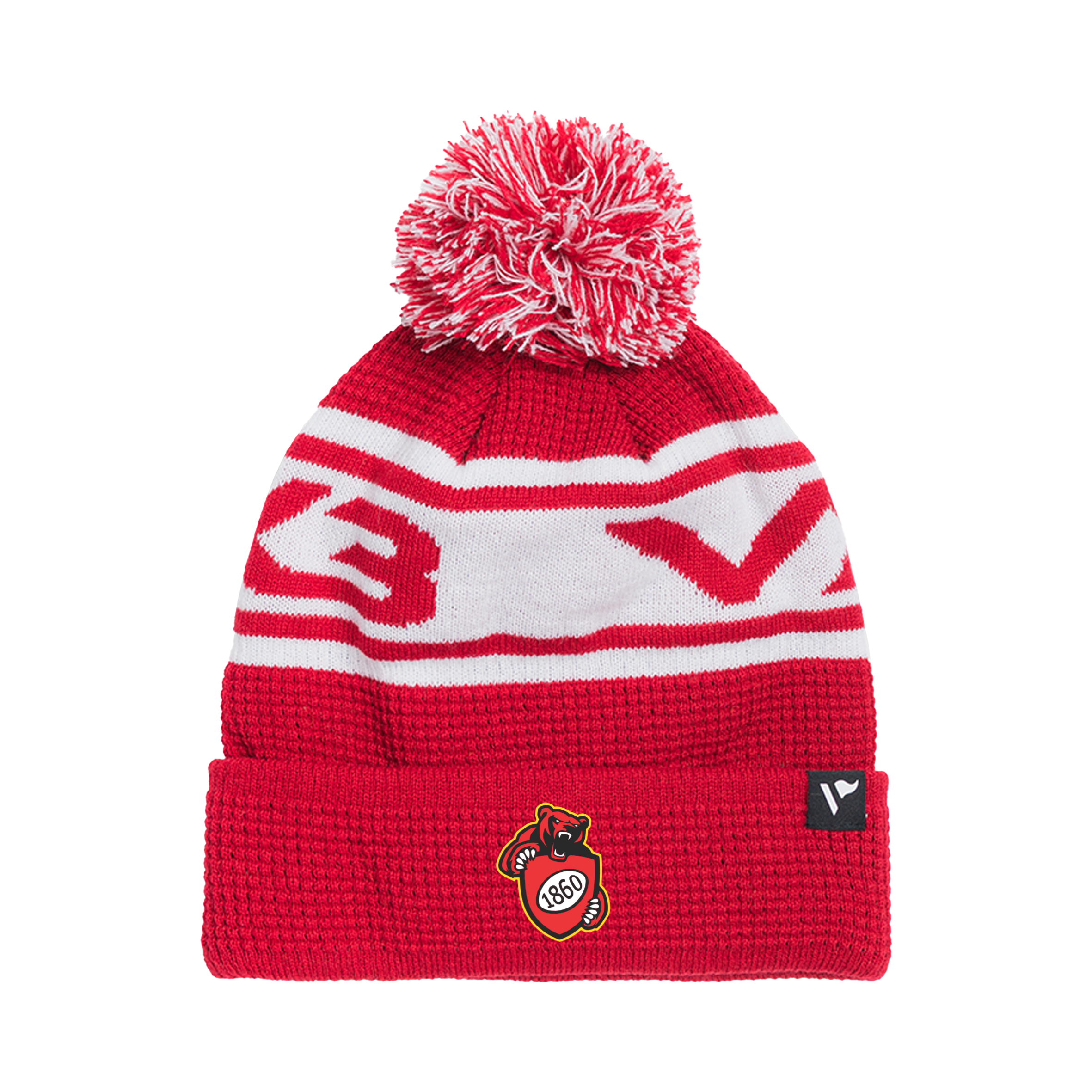 Congleton Bears RUFC Waffle Knit Bobble Hat -