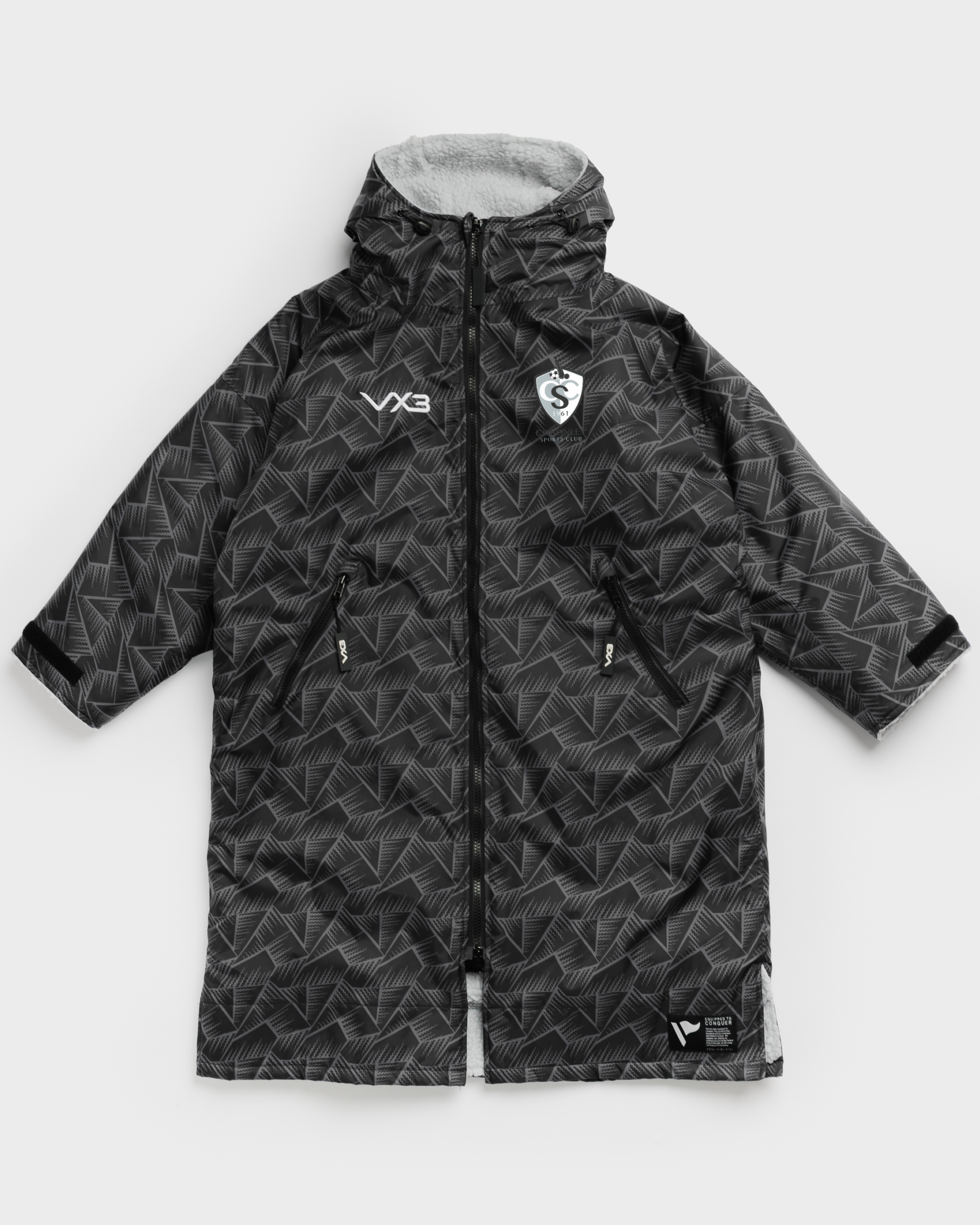Cononley Sports Club Duro Elite Sports Robe Storm/Grey Kids