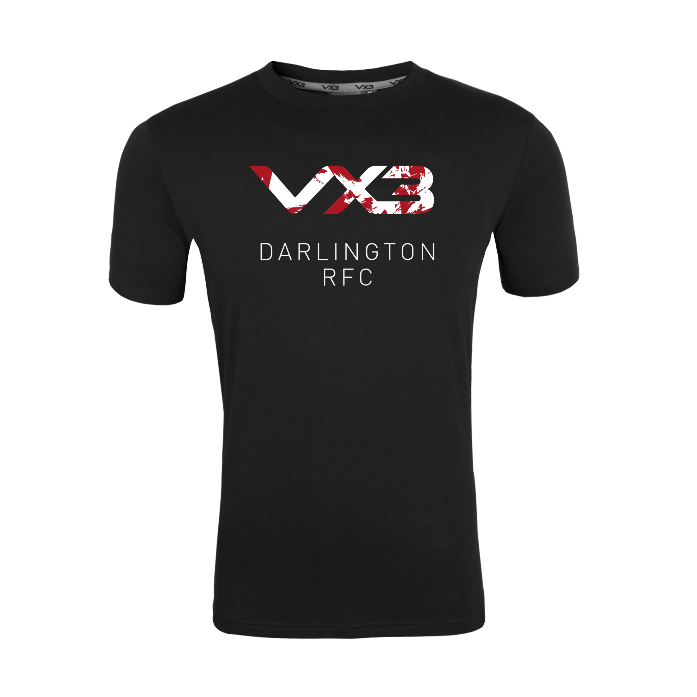 Darlington RFC Black Invicta Club Tee