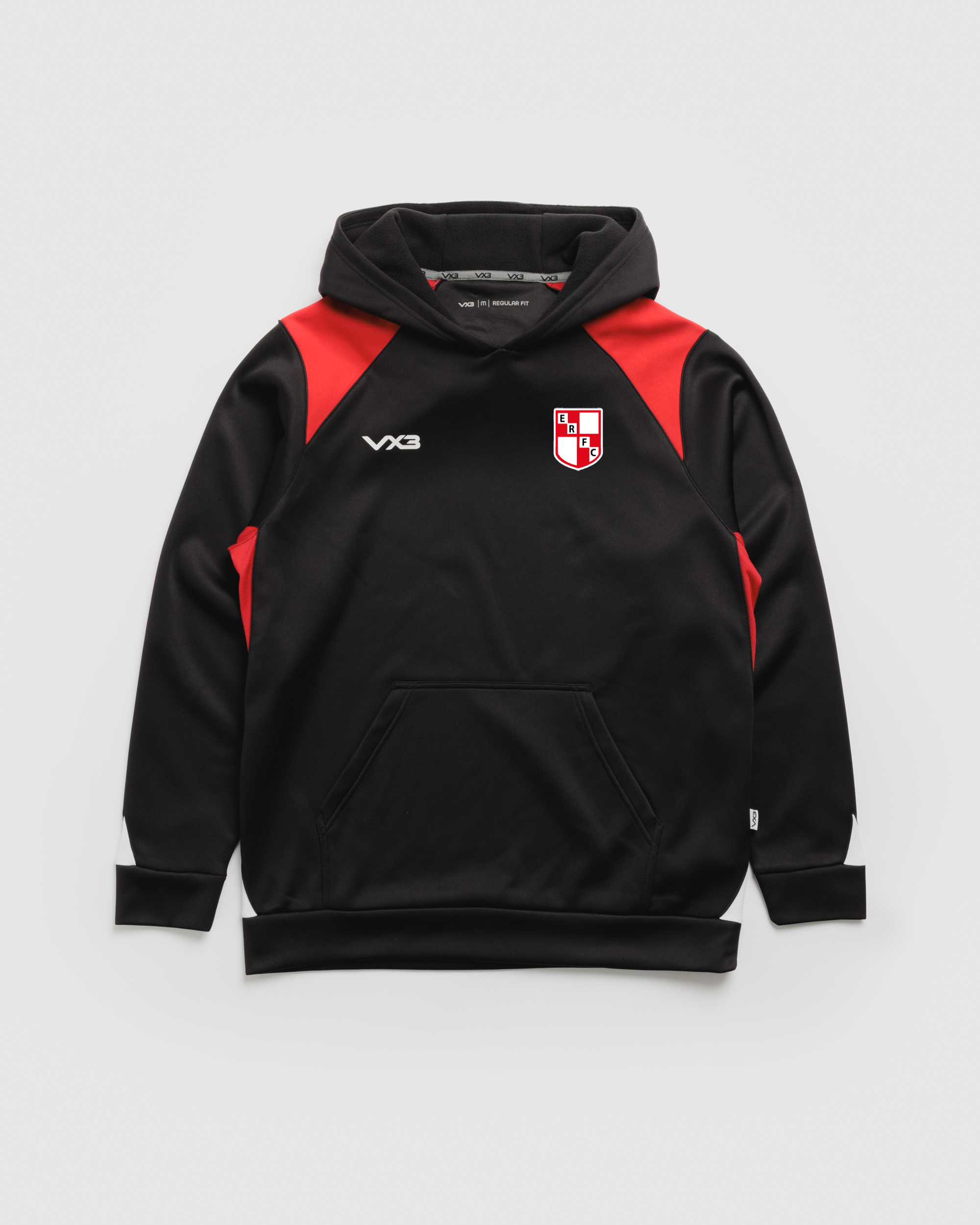 Earlsdon RFC Vertex Youth Hoodie -Black/Red/White