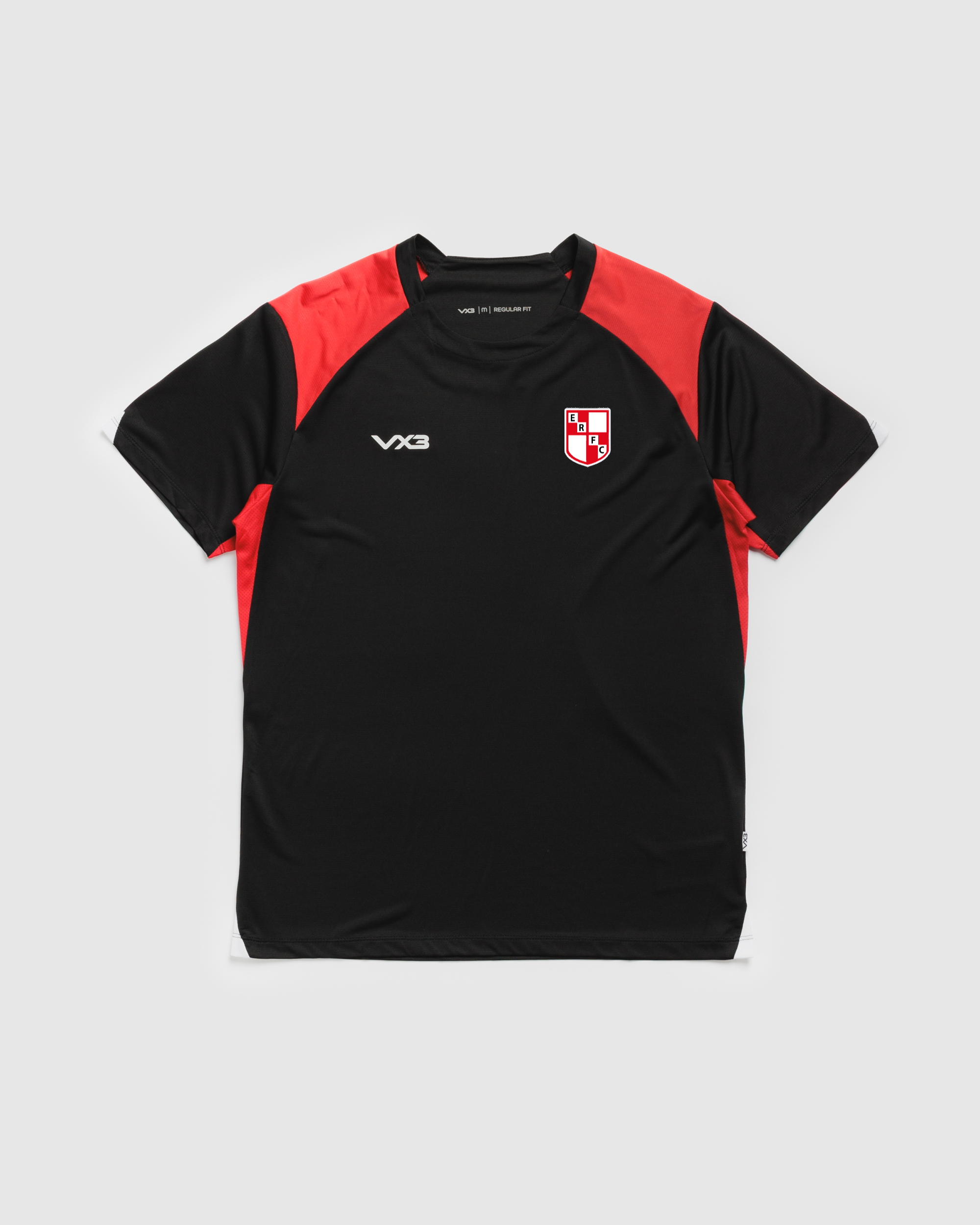 Earlsdon RFC Vertex Tee -Black/Red/White