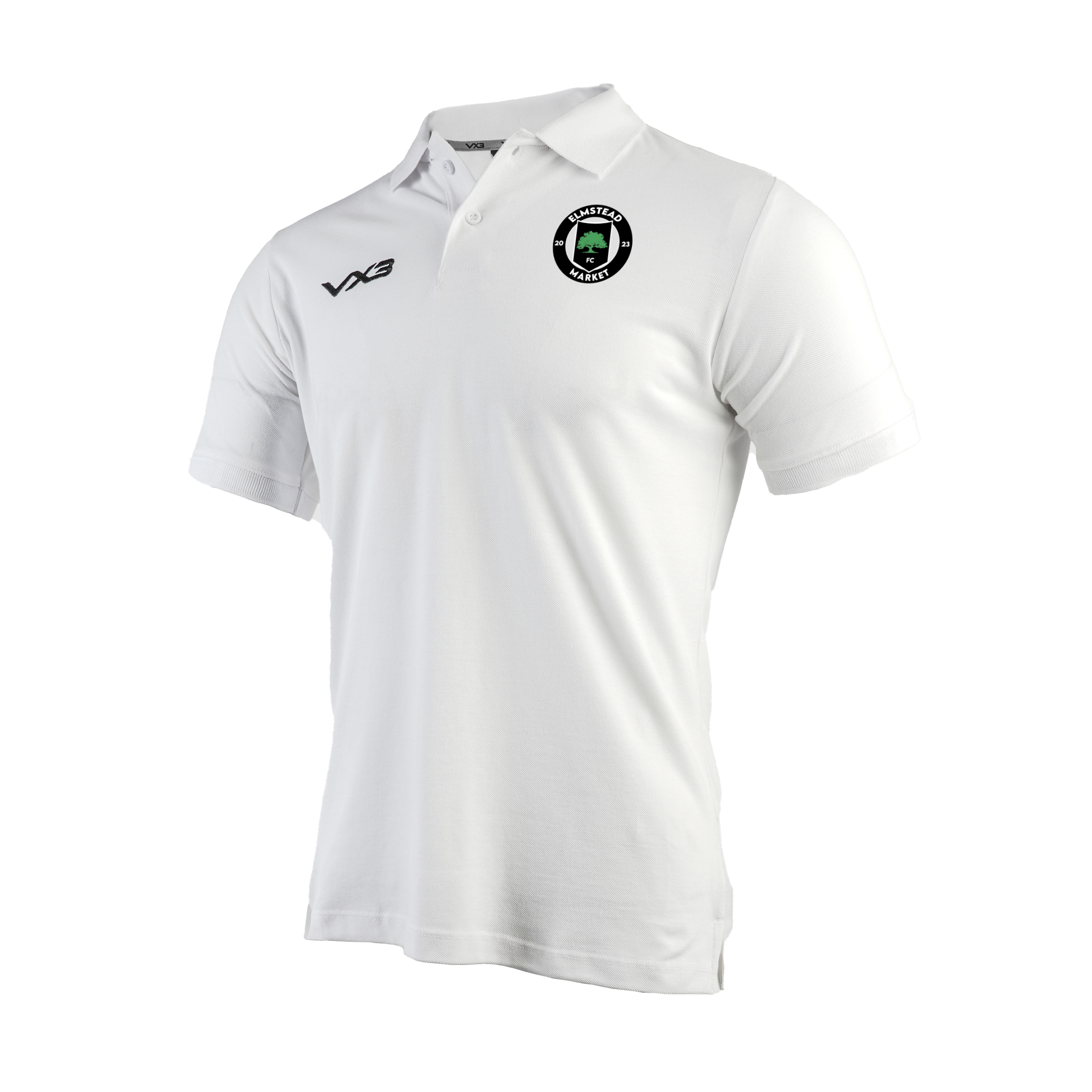 Elmstead Market FC White Primus Polo Shirt