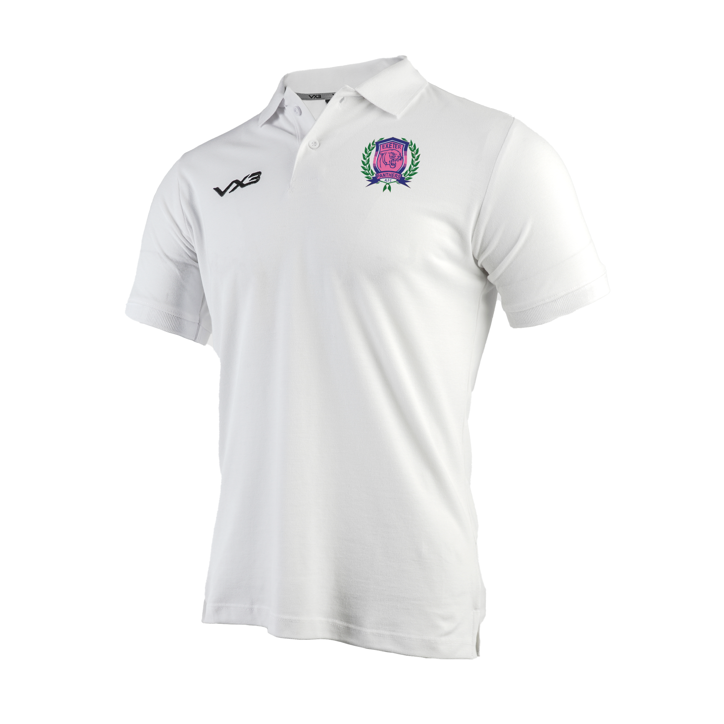 Exeter Panthers FC White Primus Polo Shirt