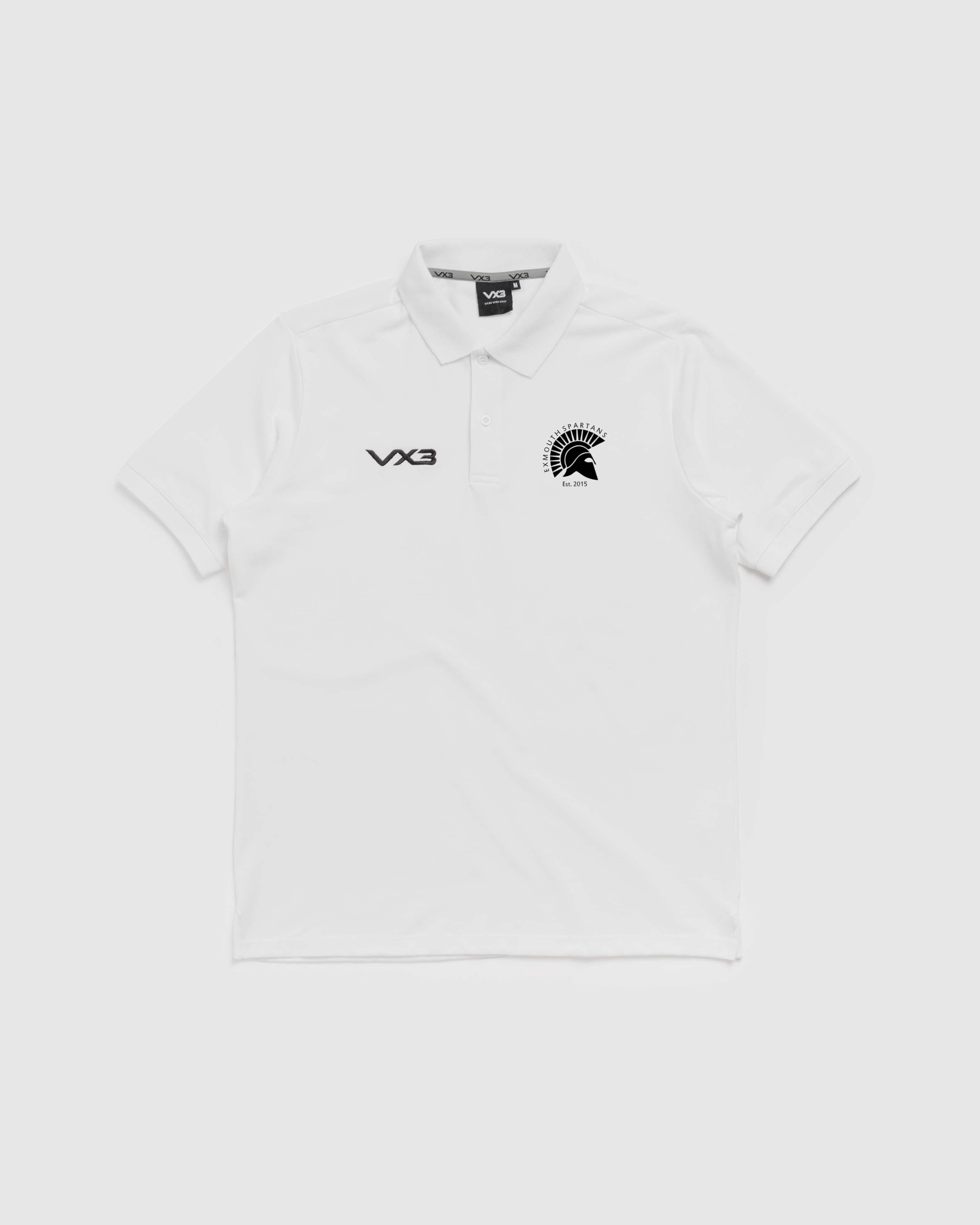 Exmouth Spartans FC Primus Polo Shirt White