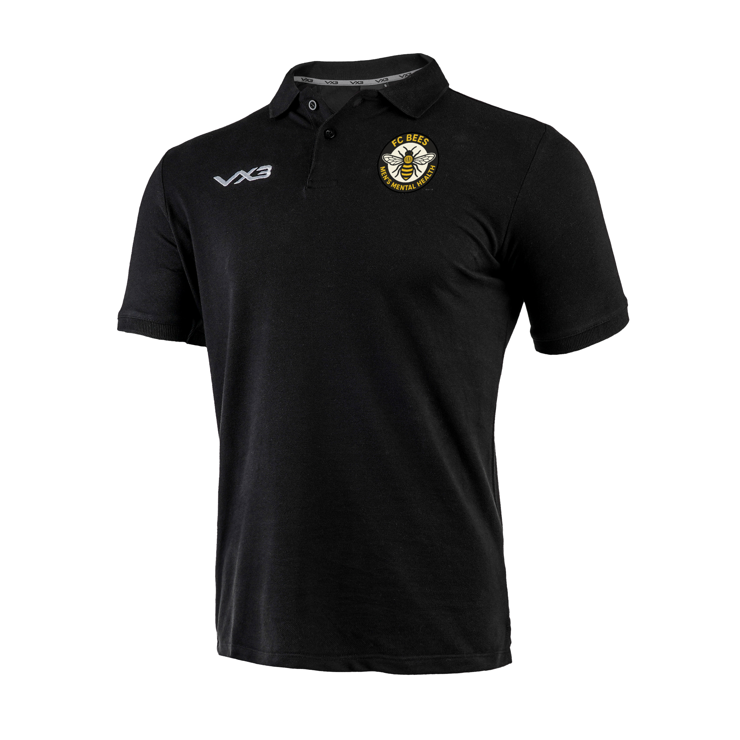 Fc Bees Men's Mental Health Black Primus Polo Shirt