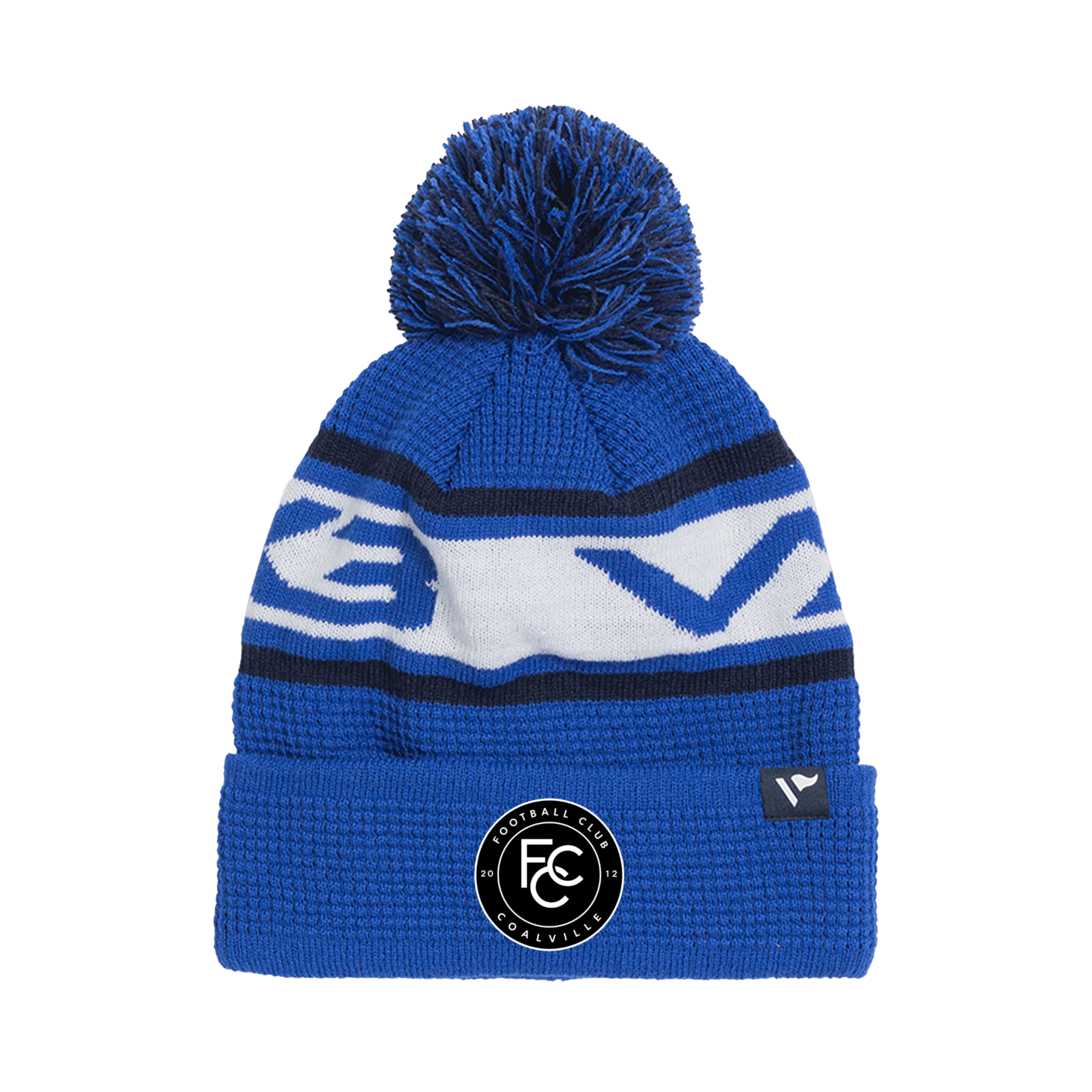 FC Coalville Waffle Knit Bobble Hat -