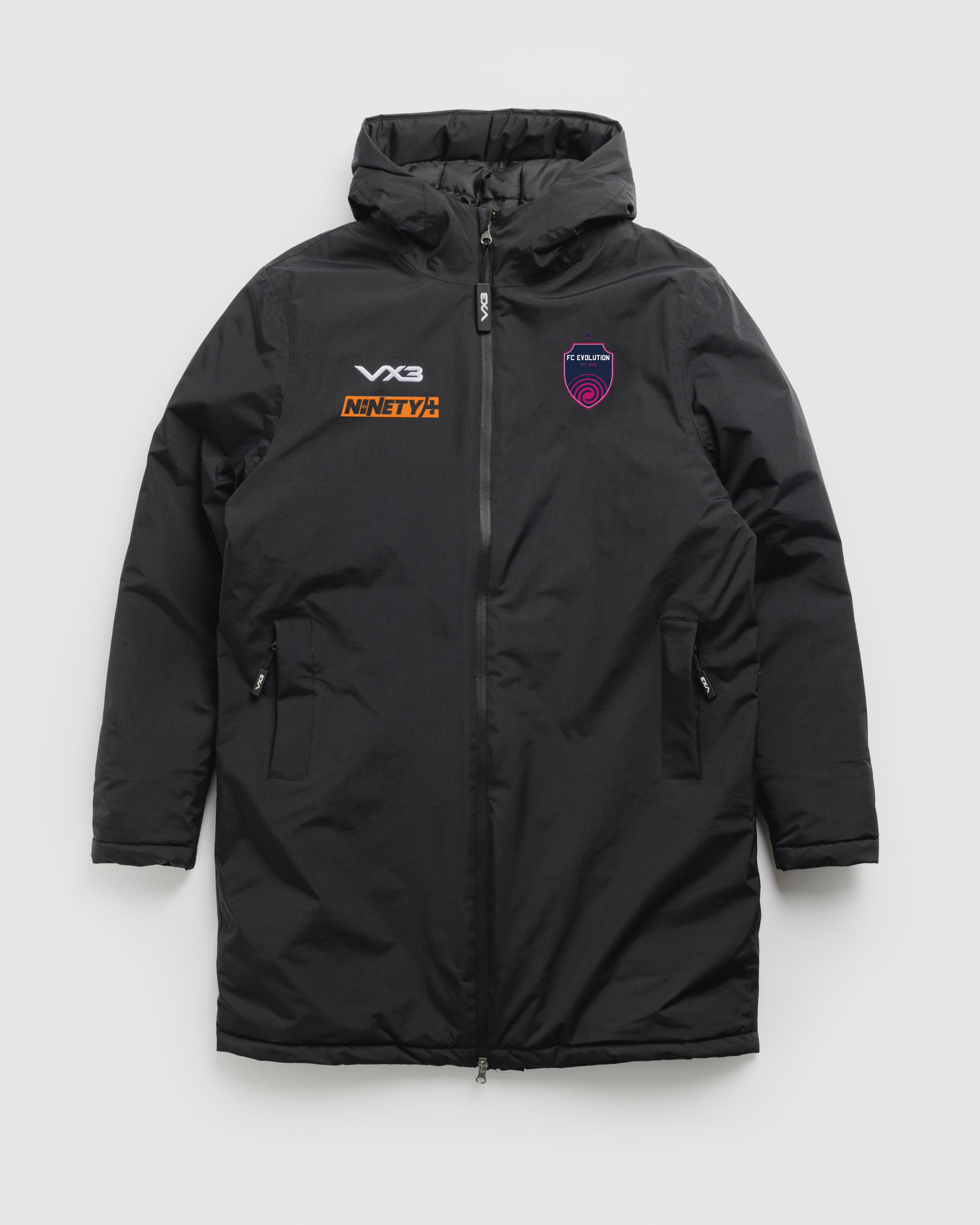 FC Evolution Coaches Nero Managers Jacket