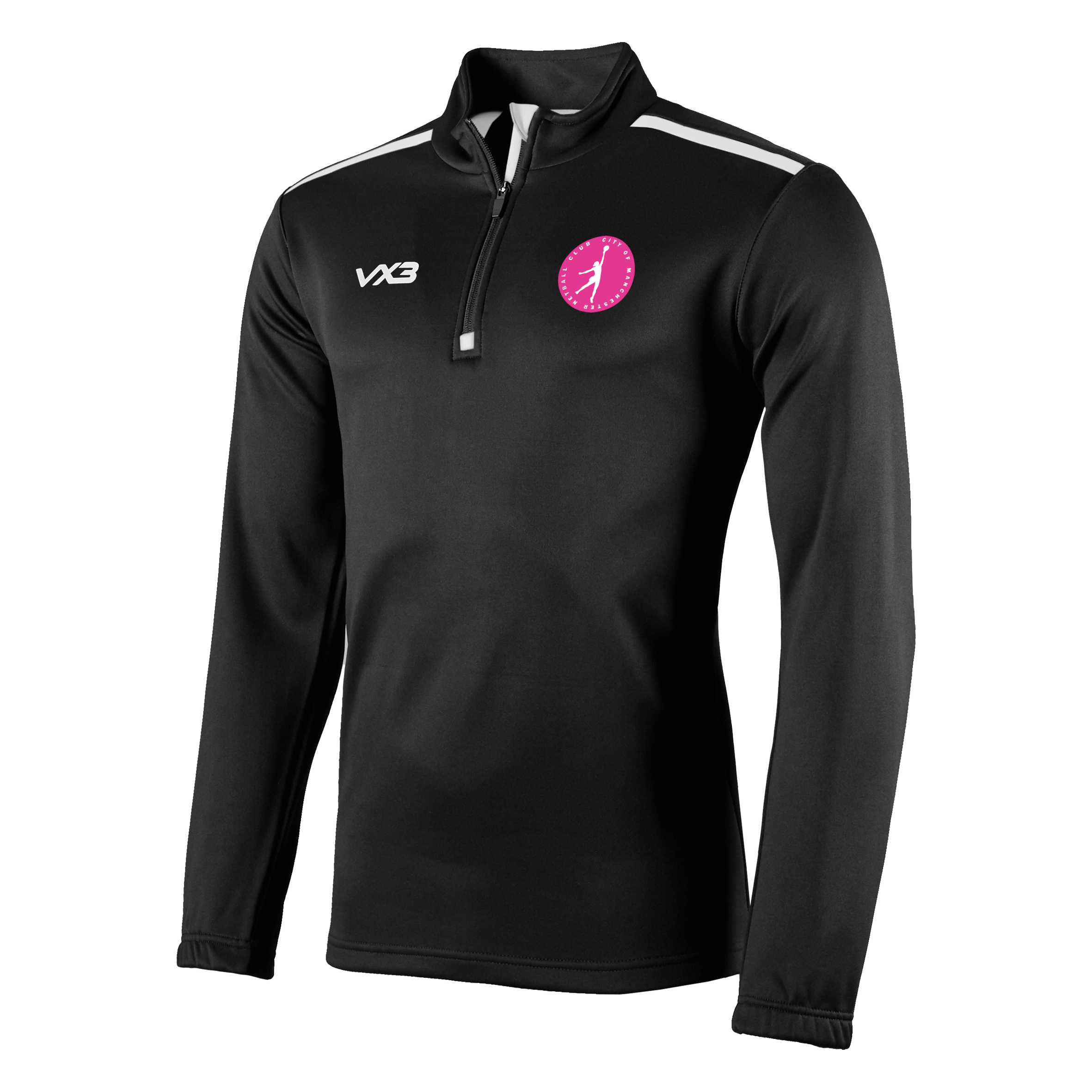 City of Manchester Netball Fortis Quarter Zip Sweat