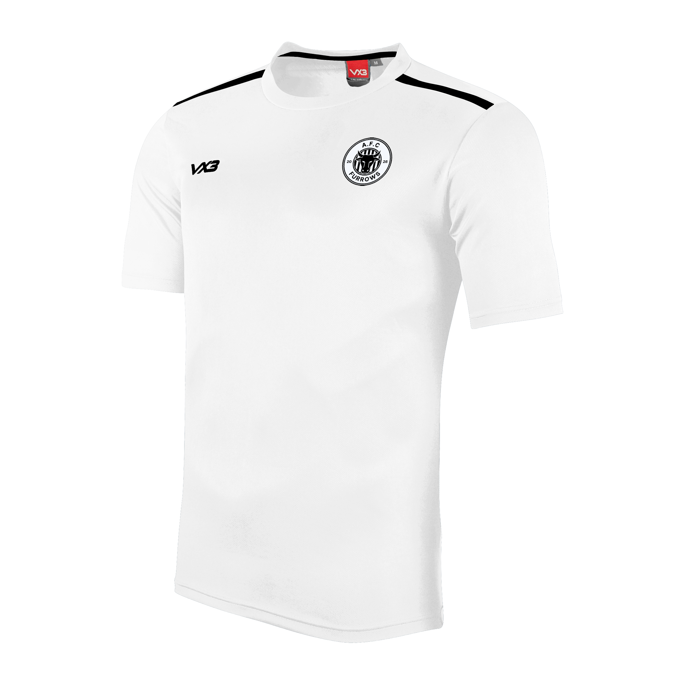 AFC Furrows Fortis Tee White/Black
