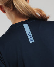 Fortis Ladies Tee Navy/Sky