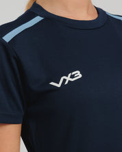 Fortis Ladies Tee Navy/Sky