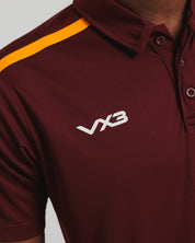 Fortis Tee Maroon/Amber