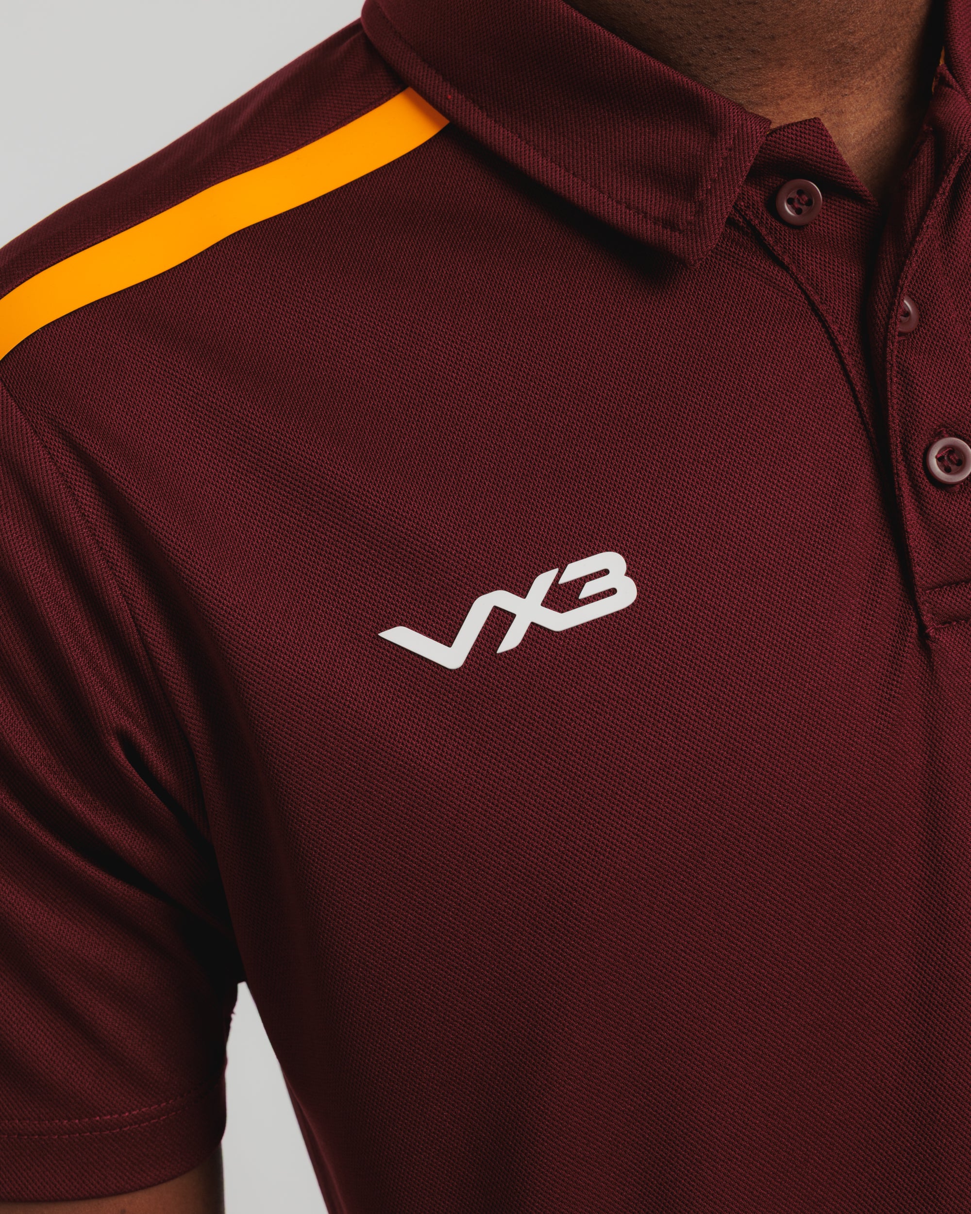 Fortis Tee Maroon/Amber