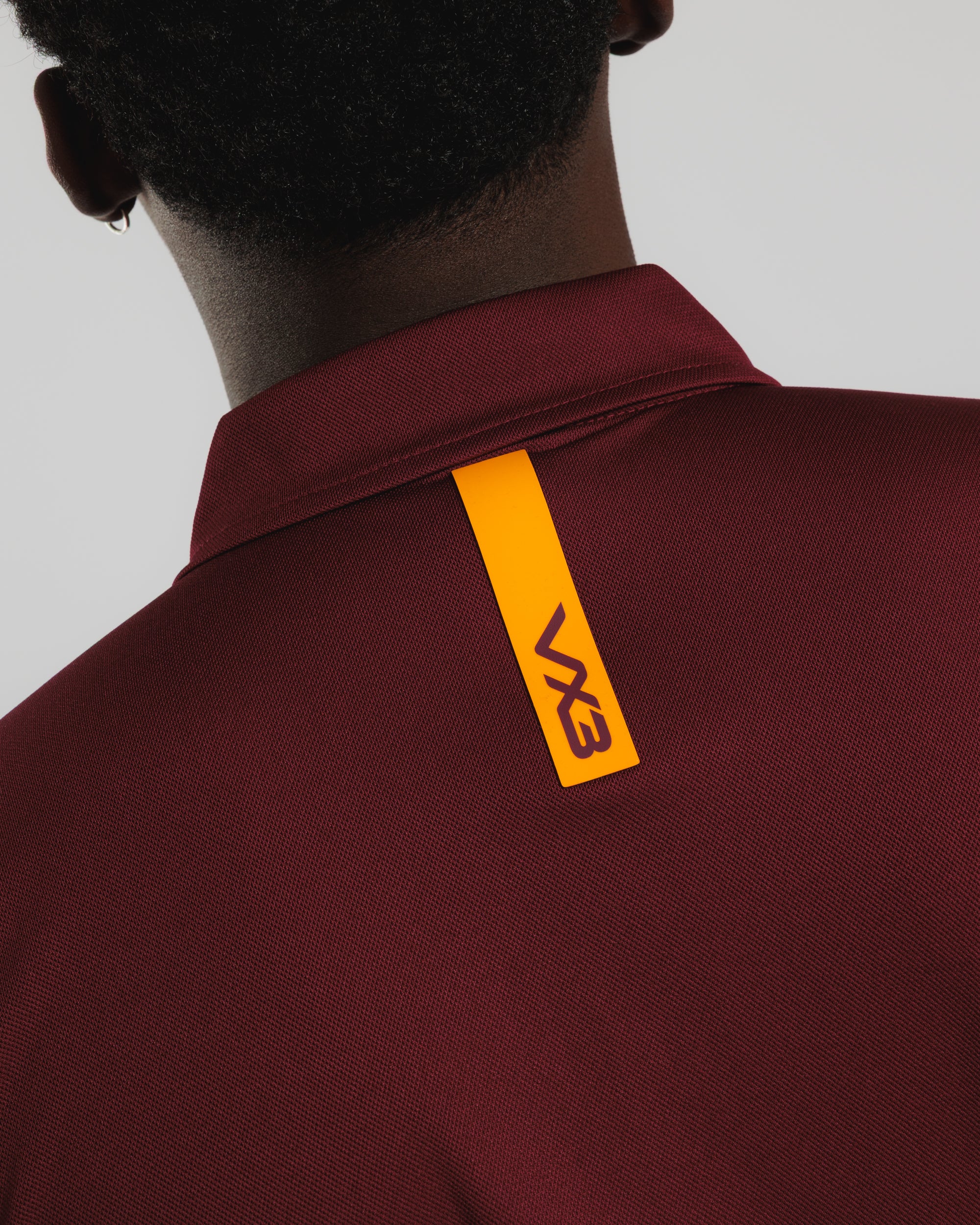 Fortis Tee Maroon/Amber