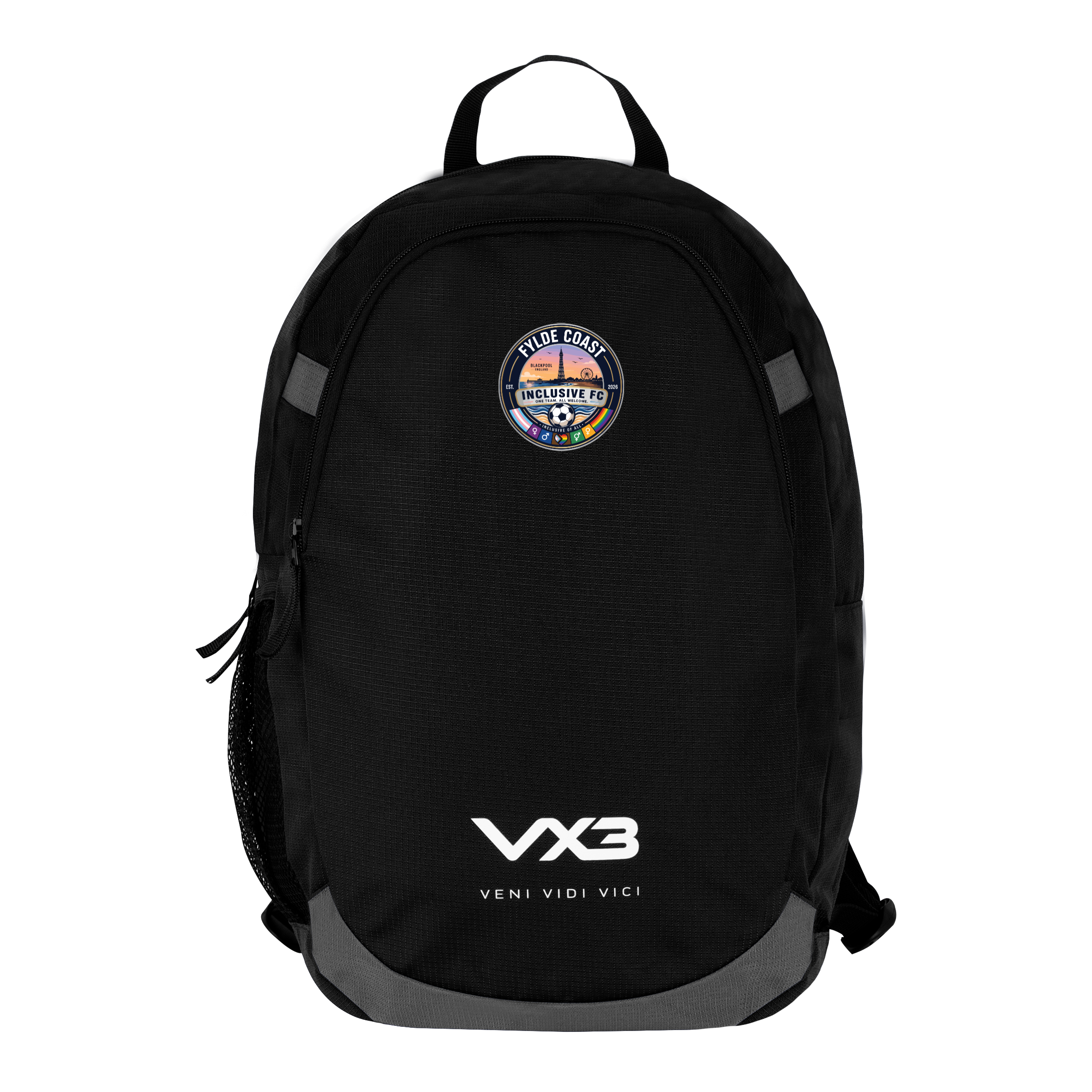 Fylde Coast Inclusive FC Performance Backpack Black/Dark
