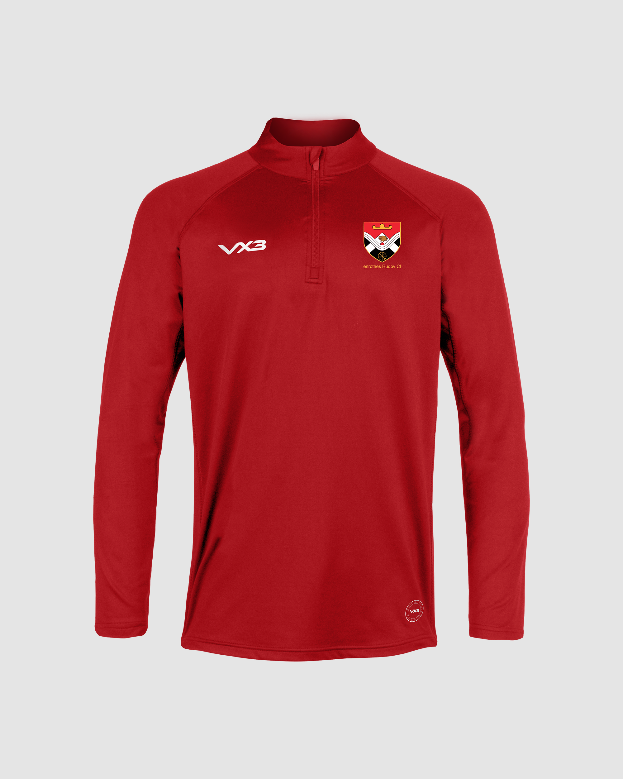 Glenrothes Rugby Club Primus Youth Quarter Zip Red