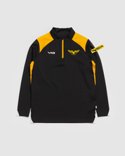 Grampian Flyers Wheelchair Basketball Vertex Youth Quarter Zip -Black/Amber/White
