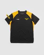 Grampian Flyers Wheelchair Basketball Vertex Youth Tee -Black/Amber/White