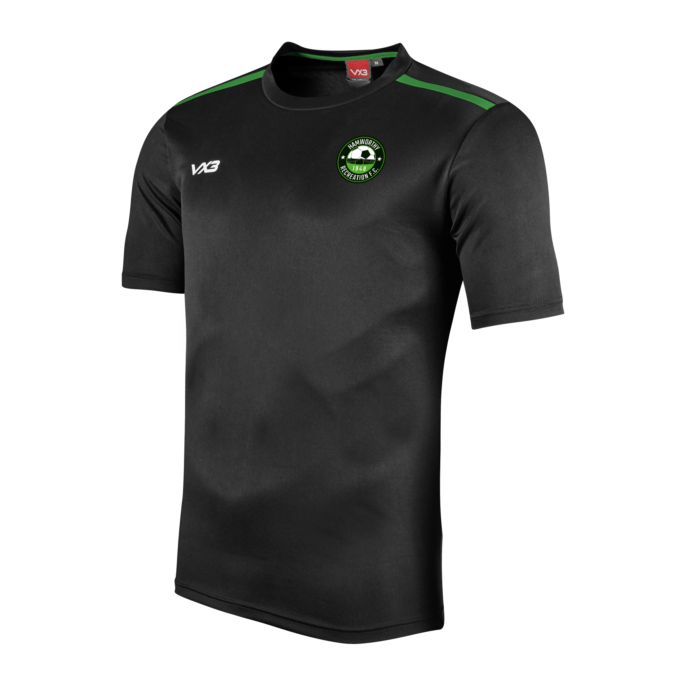 Hamworthy Recreation FC Fortis Tee - Black/Emerald