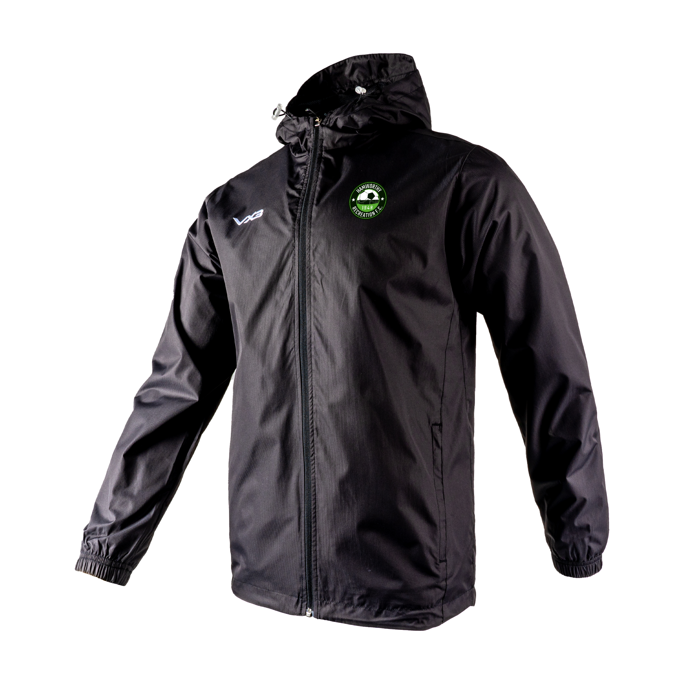 Hamworthy Recreation FC Primus Rain Jacket Black