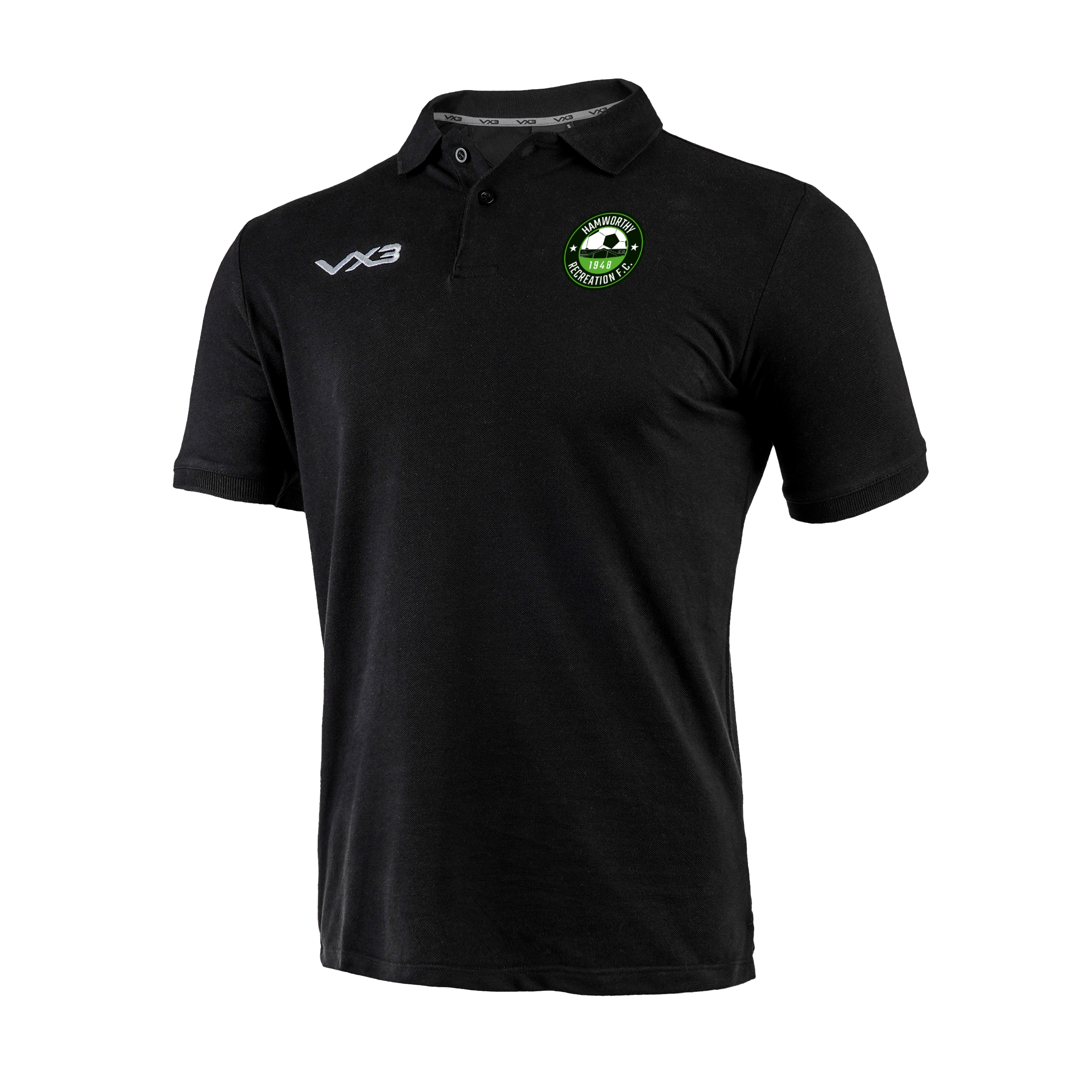Hamworthy Recreation FC Primus Polo Shirt Black