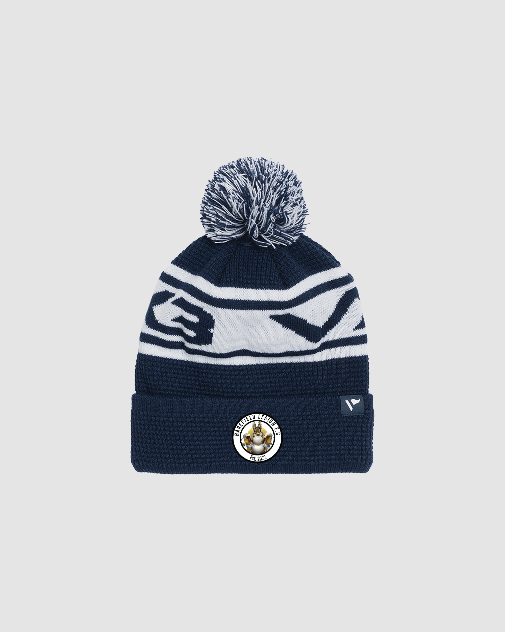 Harefield Legion FC Waffle Knit Bobble Hat -