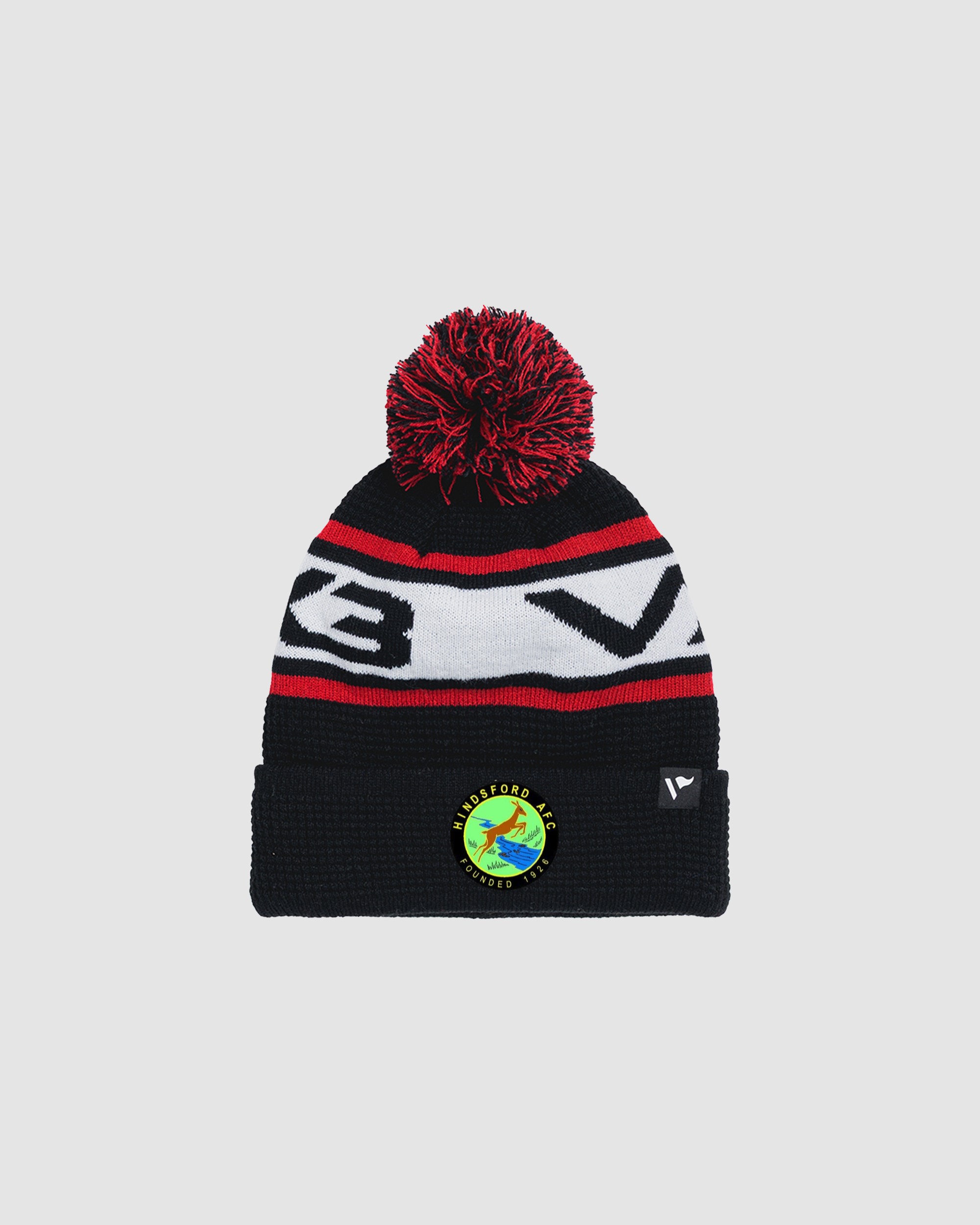 Hindsford JFC Coaches Waffle Knit Bobble Hat