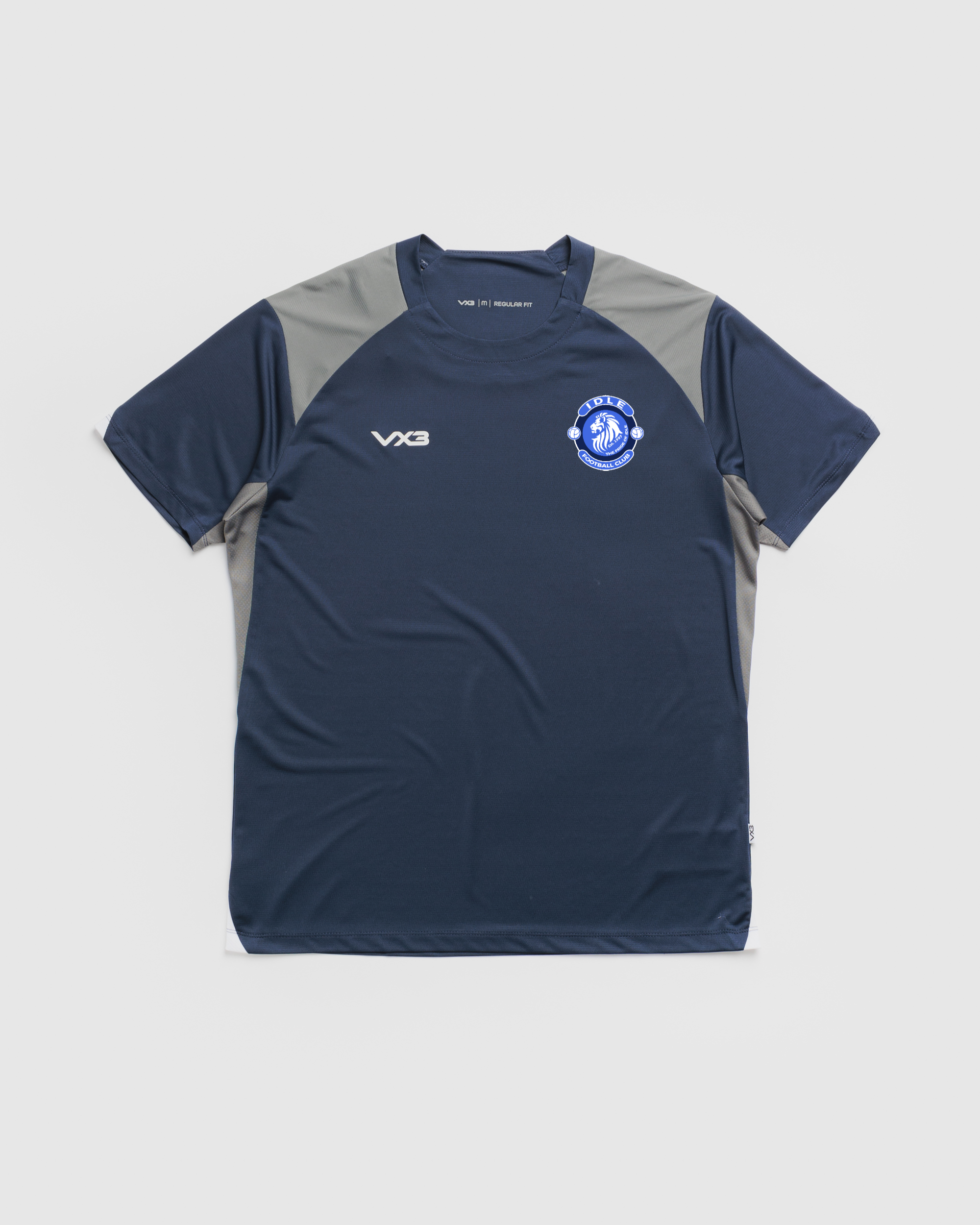 Idle FC Vertex Tee -Navy/Grey/White
