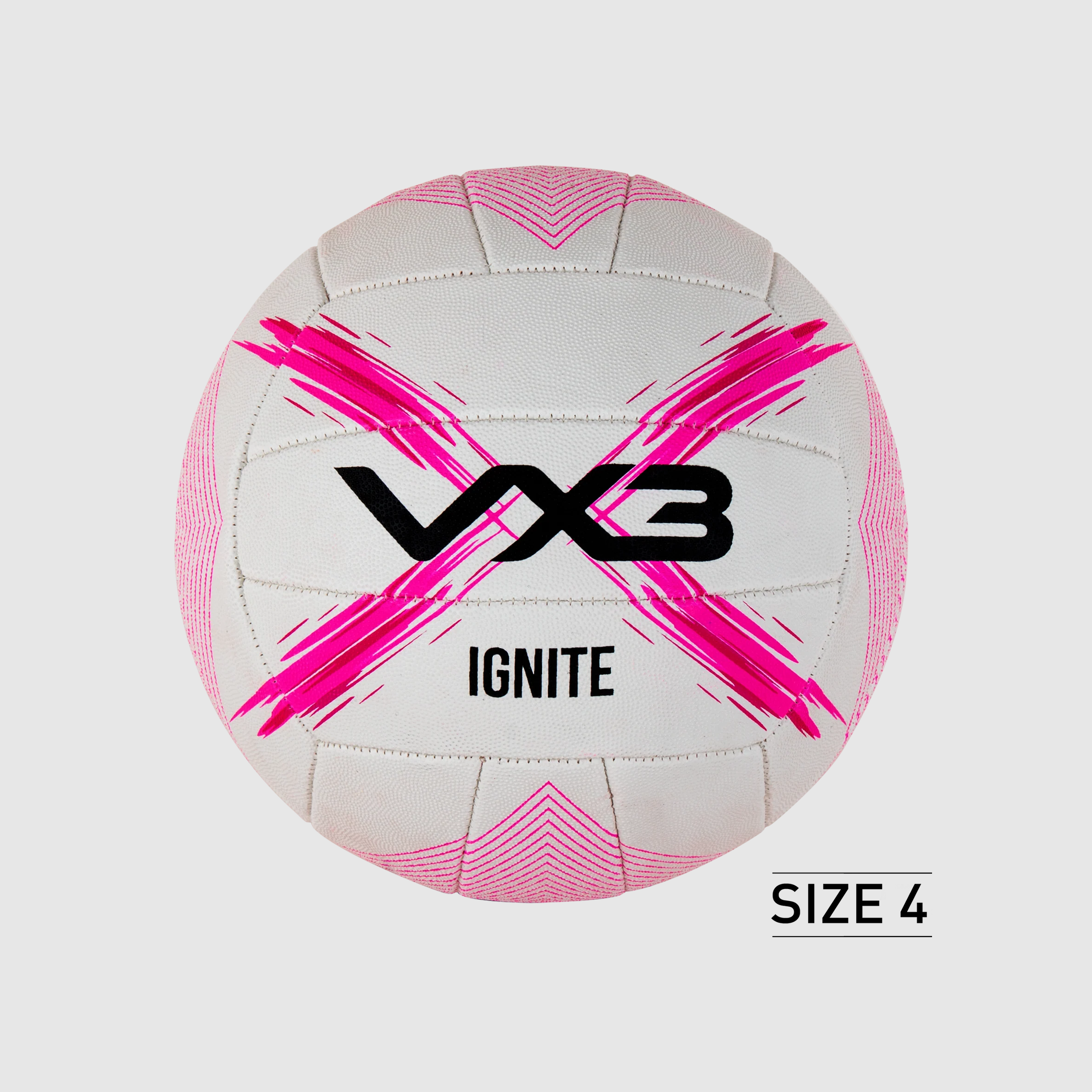 Ignite White/Pink Netball – VX3