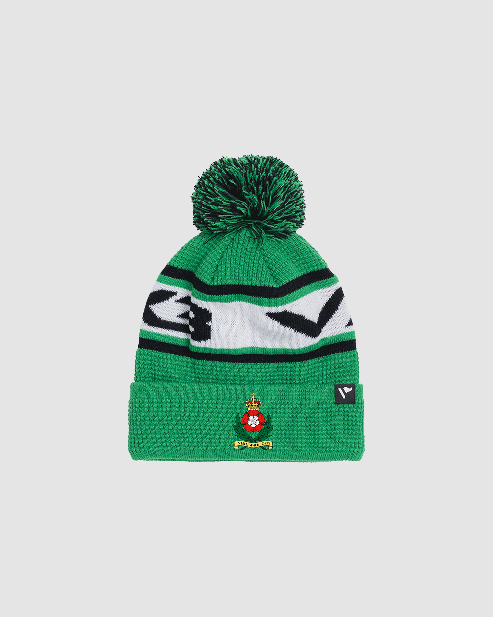 Intelligence Corps Rugby Waffle Knit Bobble Hat -