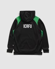 Intelligence Corps Rugby Vertex Hoodie -Black/Emerald/White