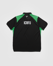 Intelligence Corps Rugby Vertex Polo -Black/Emerald/White