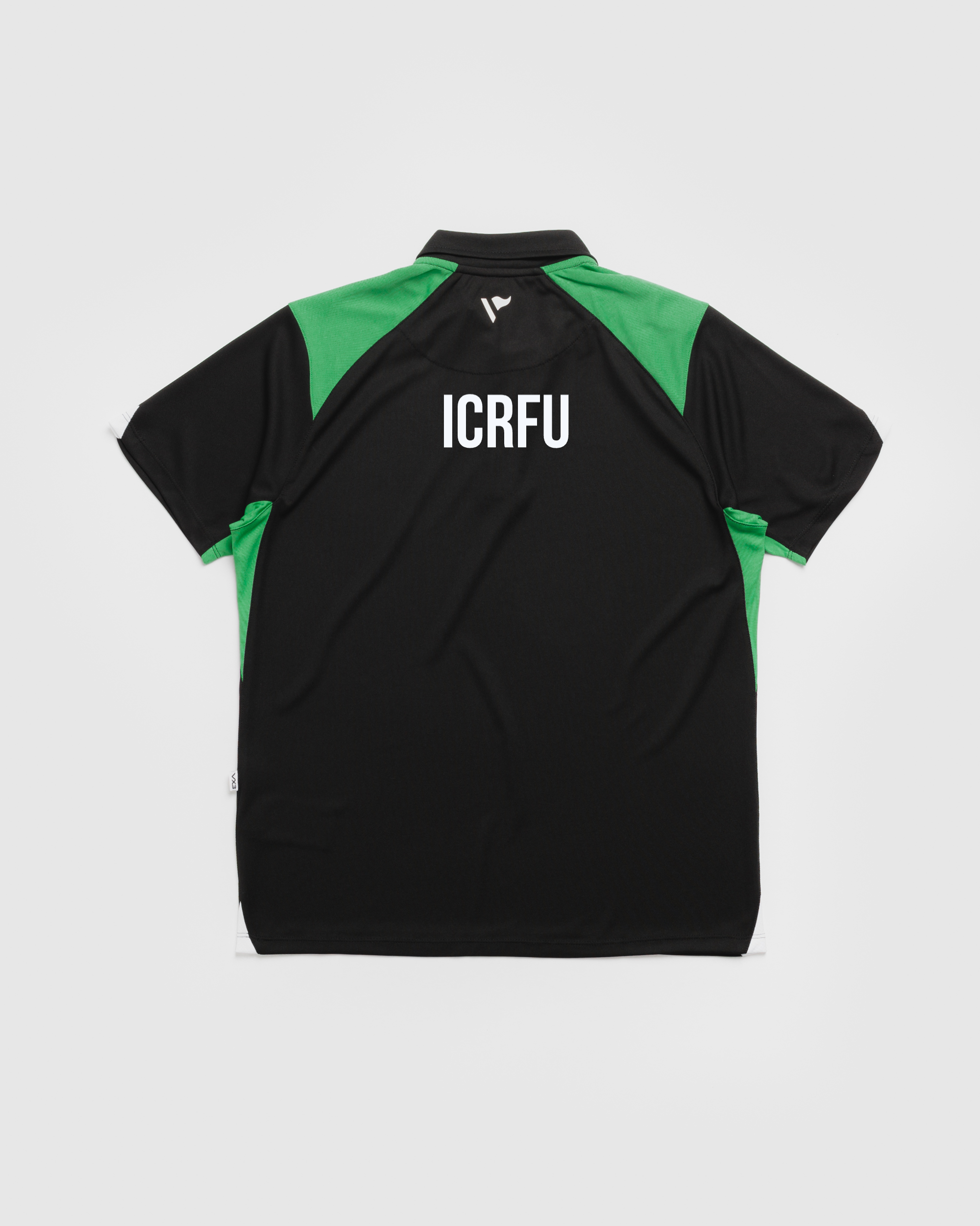 Intelligence Corps Rugby Vertex Polo -Black/Emerald/White