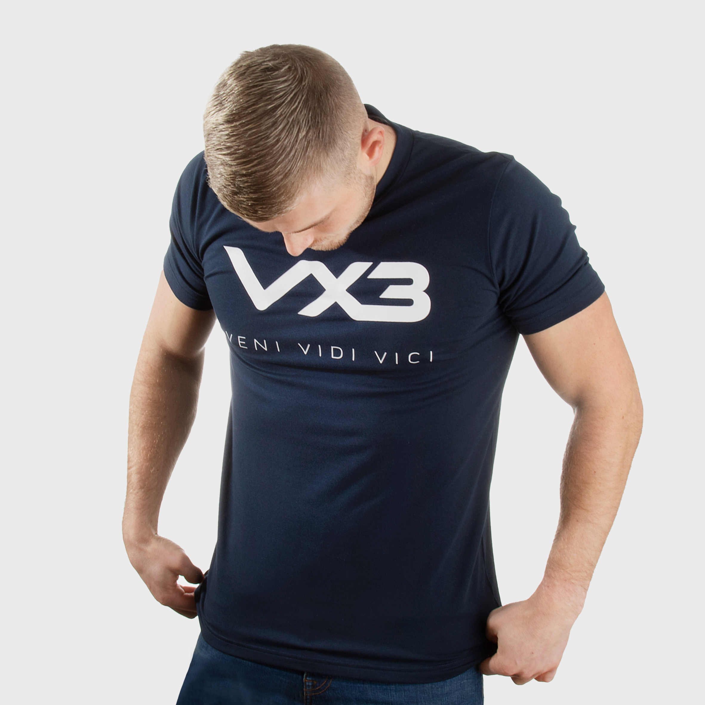 Invicta Tee Navy/White