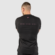 Veni Vidi Vici Tee Black/Hot Pink