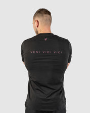 Veni Vidi Vici Tee Black/Hot Pink